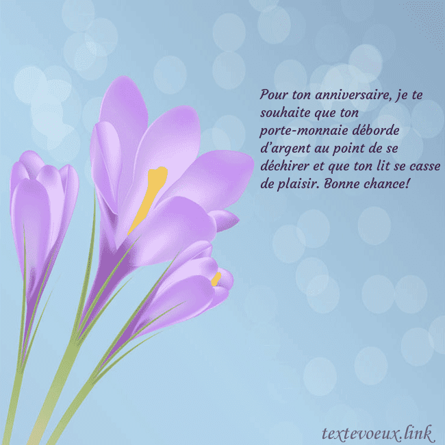 Cartes de vœux avec crocus