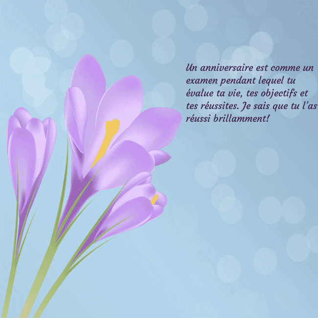 Cartes de vœux avec crocus