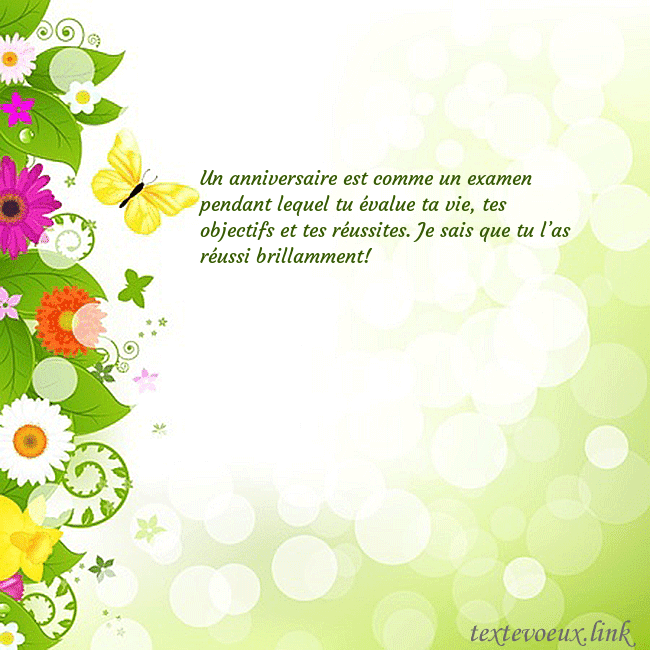 Cartes de vœux avec des fleurs et des papillons colorés