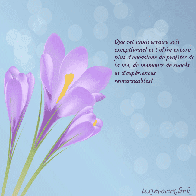 Cartes de vœux avec crocus