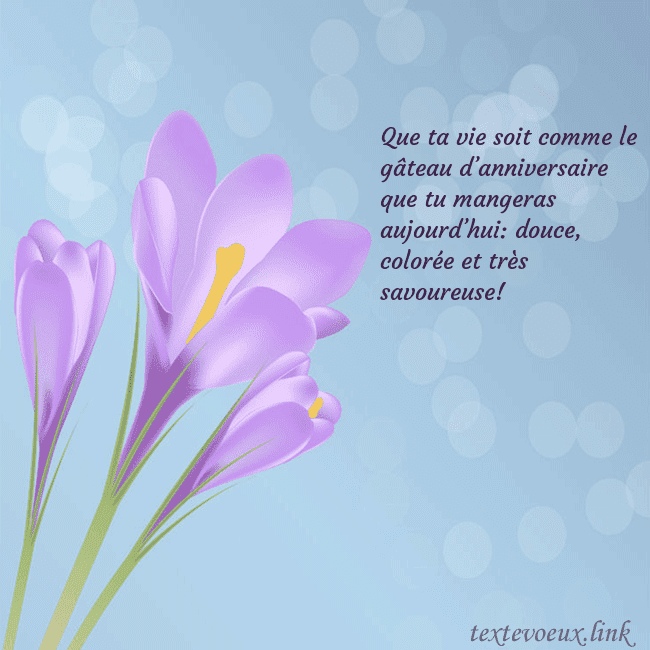 Cartes de vœux avec crocus