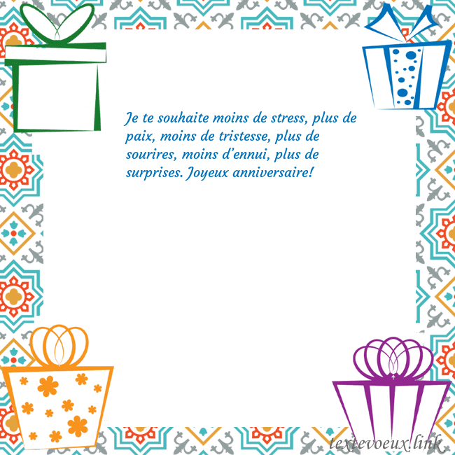 Carte postale avec des cadeaux