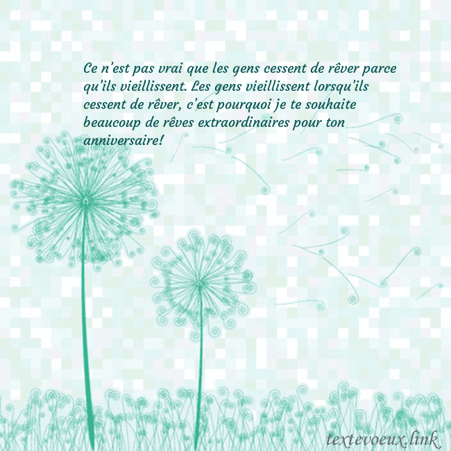 Carte de vœux avec laiteron