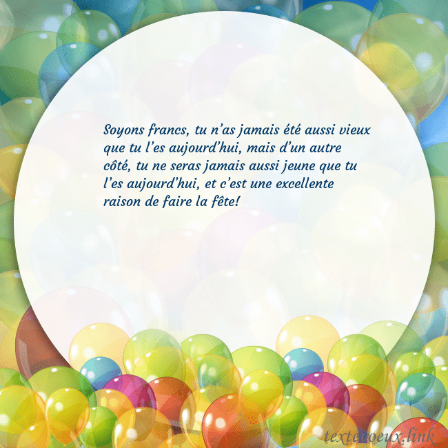 Cartes de vœux avec beaucoup de ballons colorés