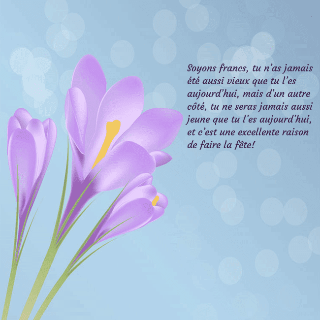 Cartes de vœux avec crocus