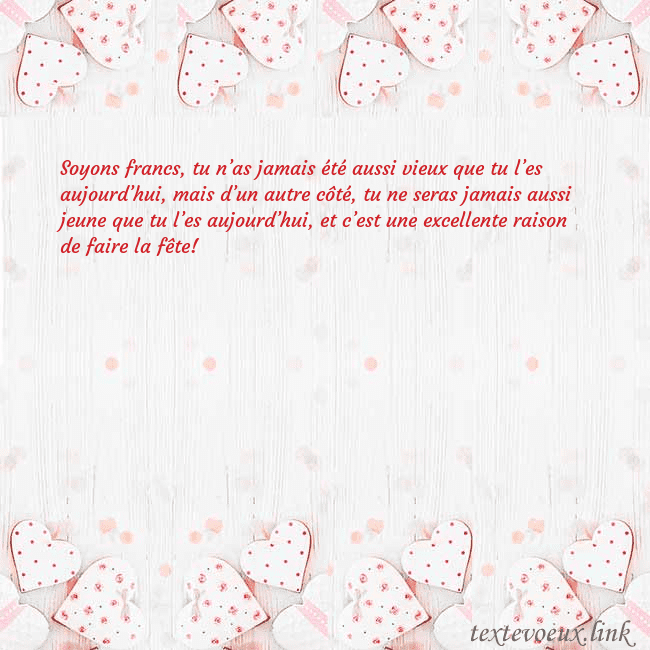 Carte de vœux avec coeurs blancs