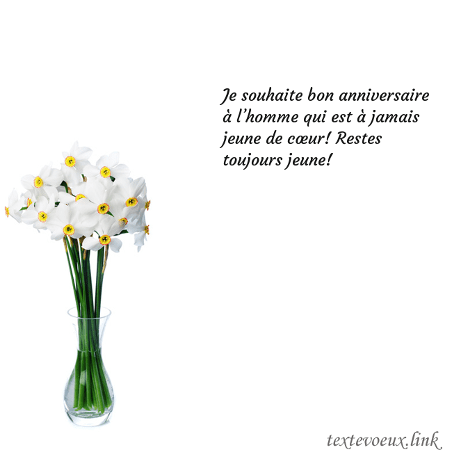 Carte de vœux avec des jonquilles