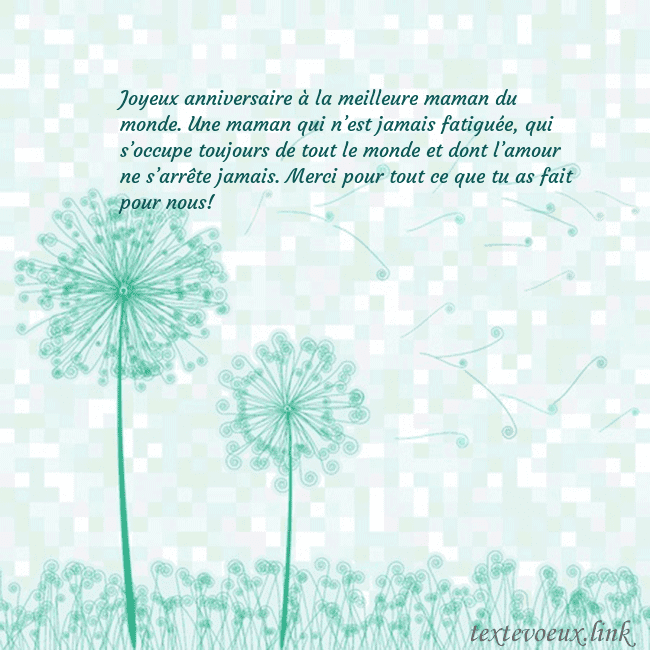 Carte de vœux avec laiteron