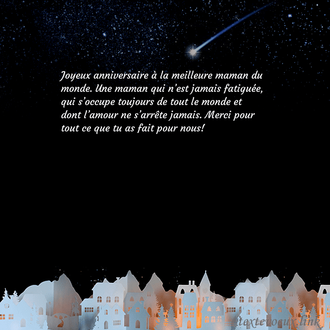 Carte postale avec une comète