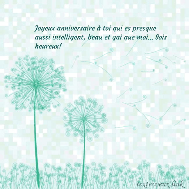 Carte de vœux avec laiteron