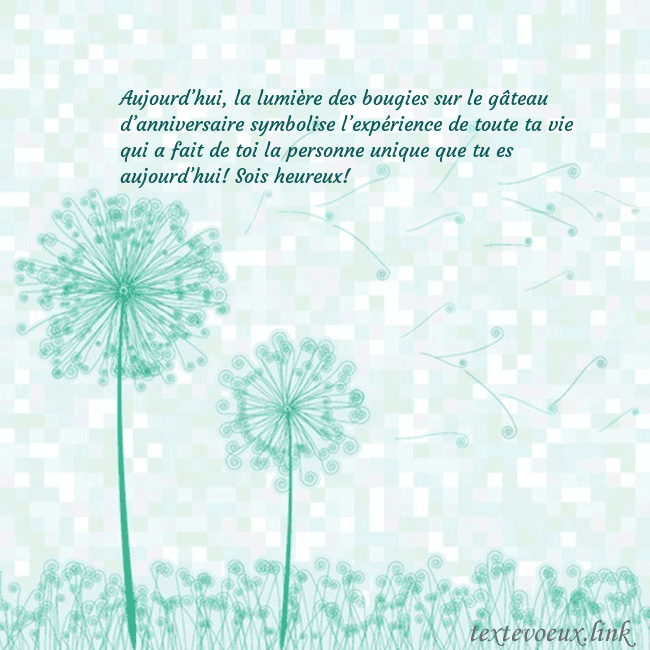 Carte de vœux avec laiteron