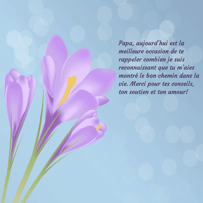 Cartes de vœux avec crocus