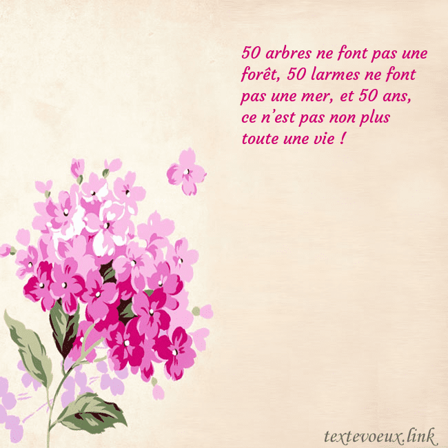 Carte d'anniversaire avec hortensia peint