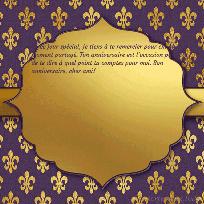 Carte de voeux violette sérieuse