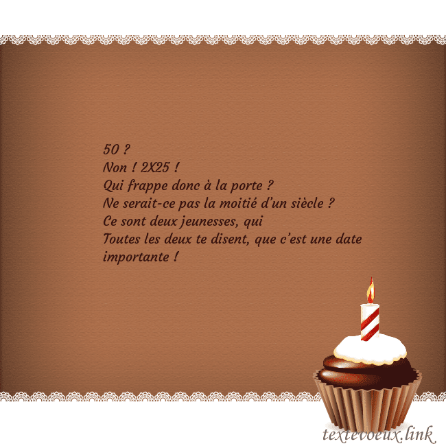 Carte de vœux avec cupcake et bougie