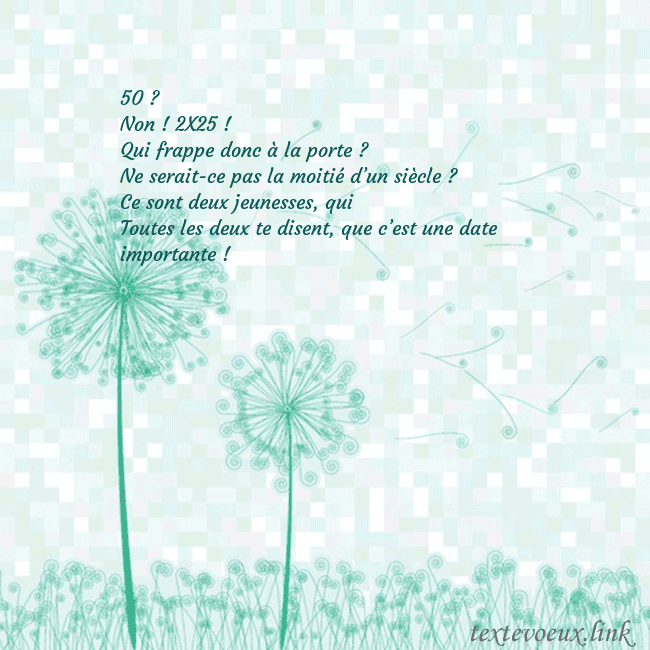 Carte de vœux avec laiteron