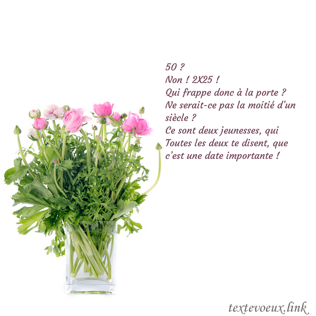 Cartes de vœux avec des fleurs dans un vase