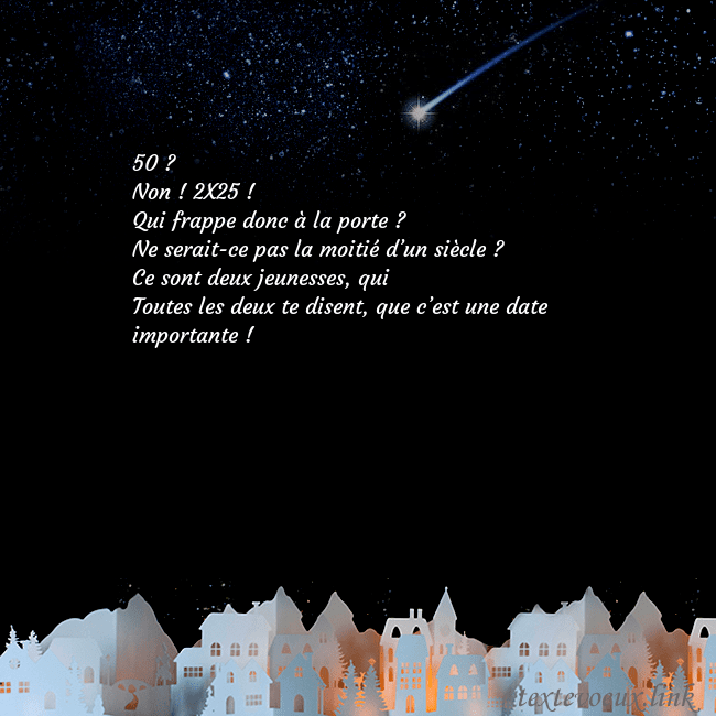 Carte postale avec une comète