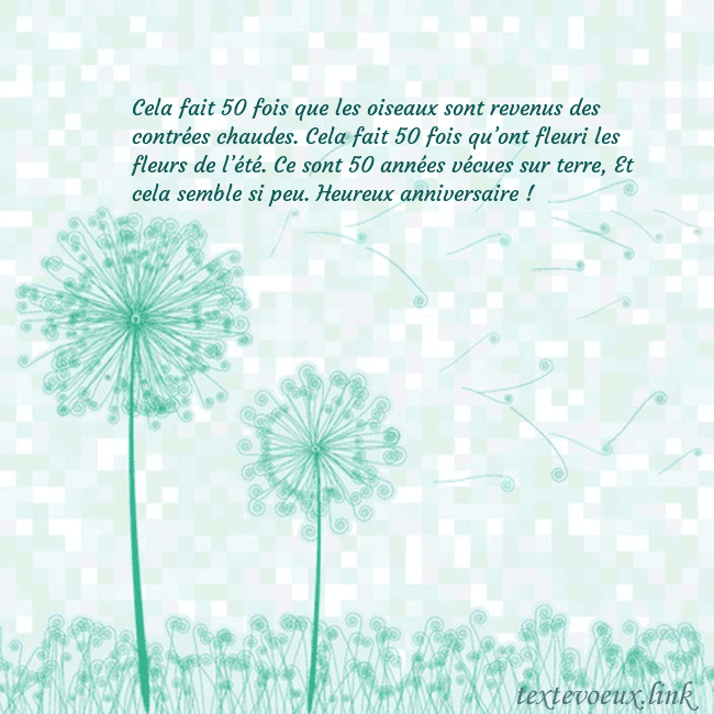 Carte de vœux avec laiteron