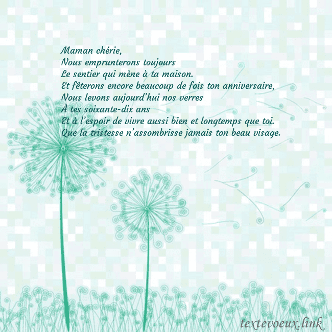 Carte de vœux avec laiteron