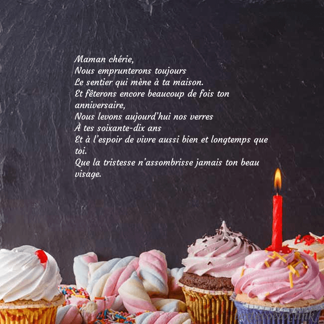 Cartes de vœux avec cupcakes et bougie