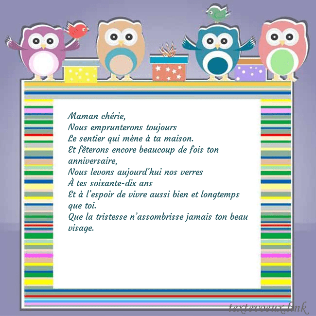 Carte de vœux avec hiboux