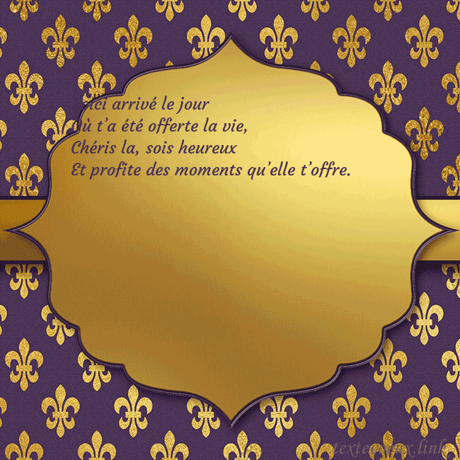 Carte de voeux violette sérieuse