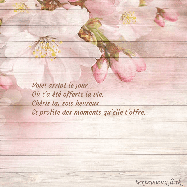 Carte de voeux avec des fleurs de pommier