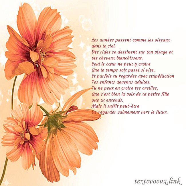 Carte de vœux avec des fleurs d'oranger