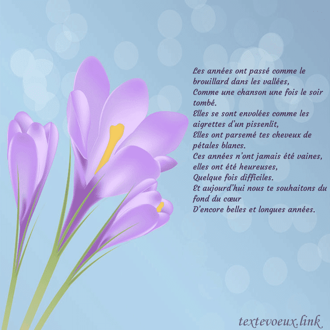 Cartes de vœux avec crocus