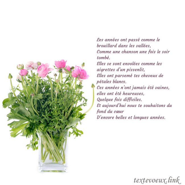 Cartes de vœux avec des fleurs dans un vase