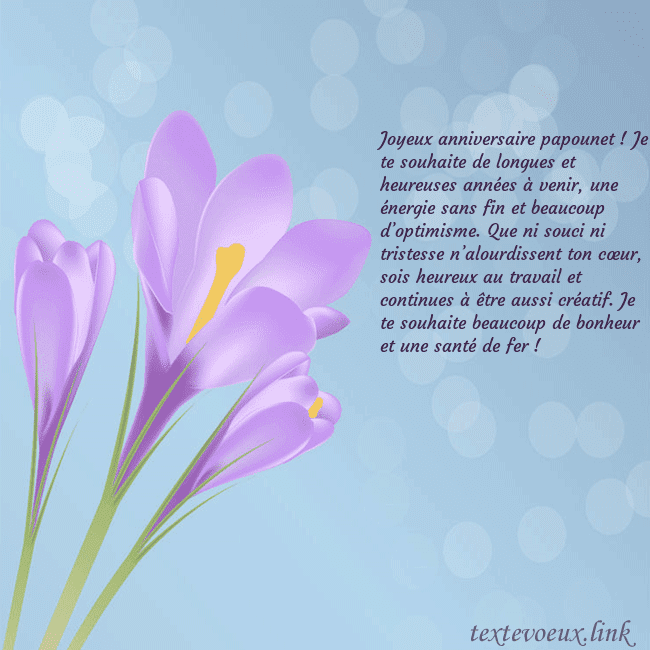 Cartes de vœux avec crocus