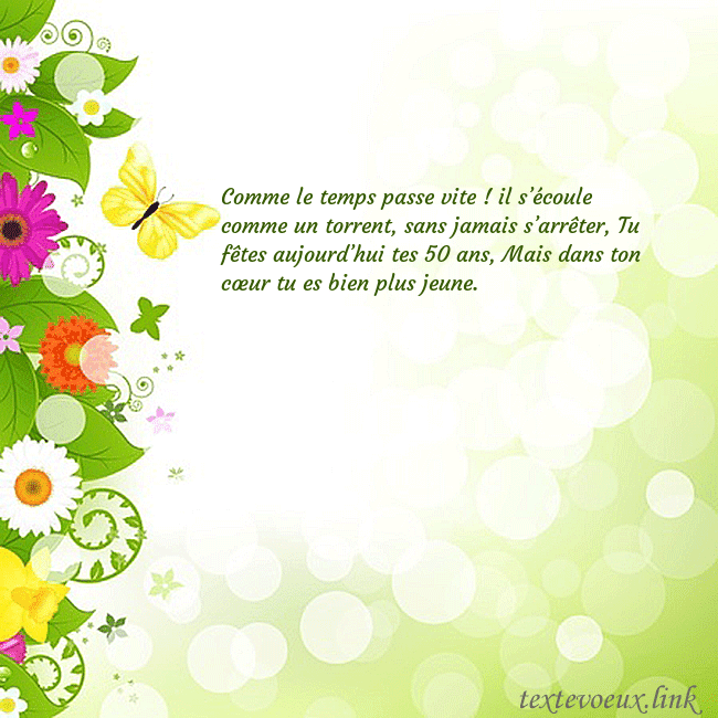 Cartes de vœux avec des fleurs et des papillons colorés