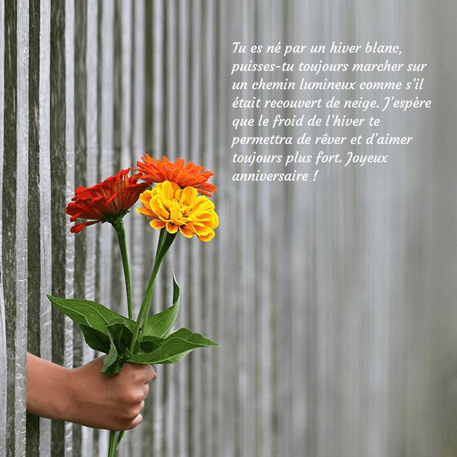 Carte électronique avec un bouquet de fleurs