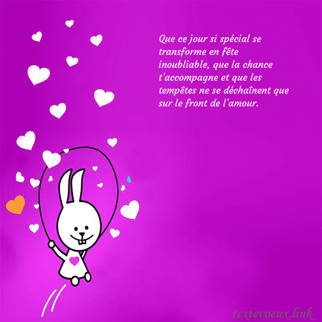Carte de voeux avec un drôle de lapin