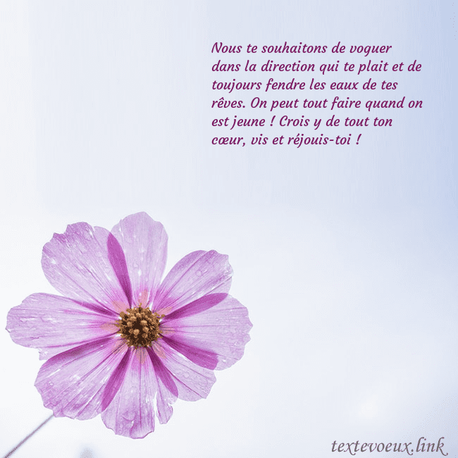 Carte électronique avec fleur violette