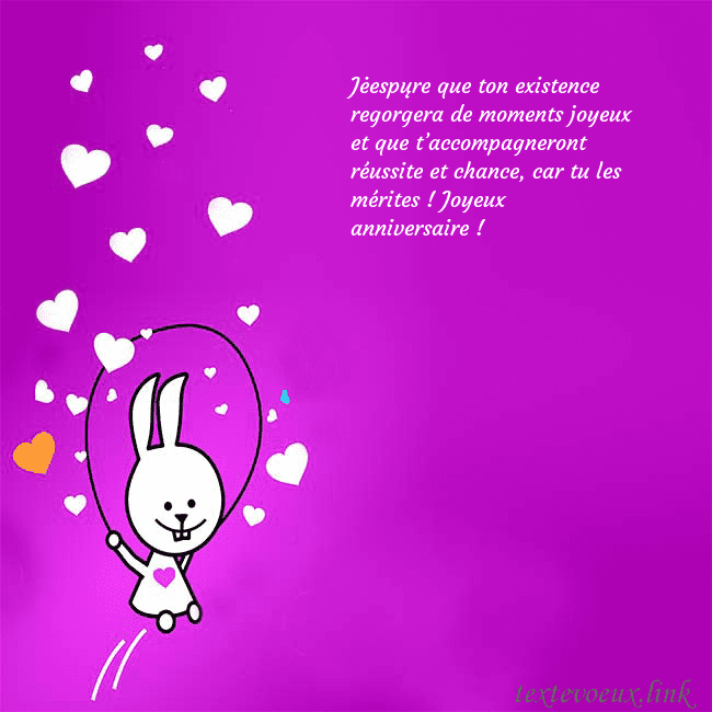 Carte de voeux avec un drôle de lapin