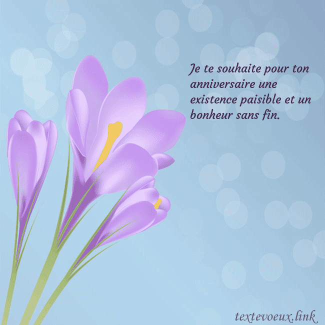 Cartes de vœux avec crocus