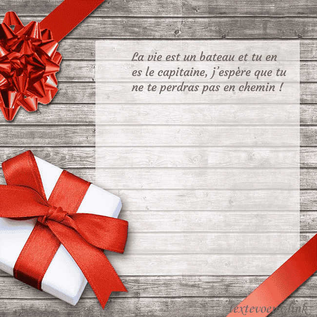 Carte d'anniversaire avec un cadeau d'anniversaire