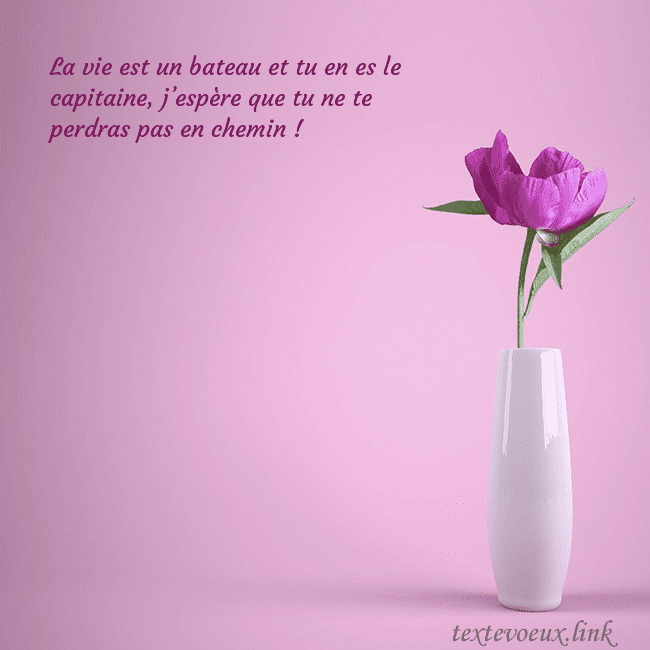 Carte postale électronique avec une pivoine dans un vase