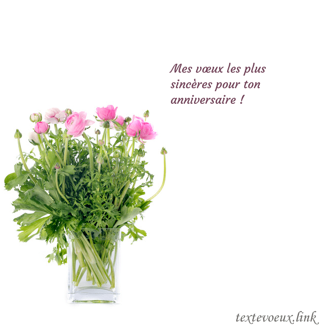 Cartes de vœux avec des fleurs dans un vase