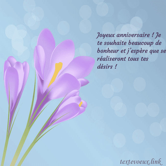 Cartes de vœux avec crocus