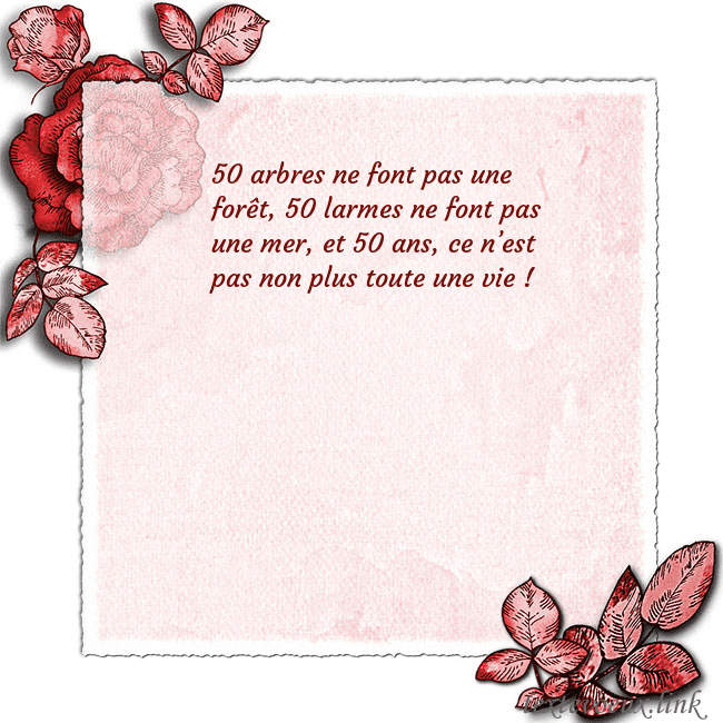 Carte de voeux avec des roses dans les coins