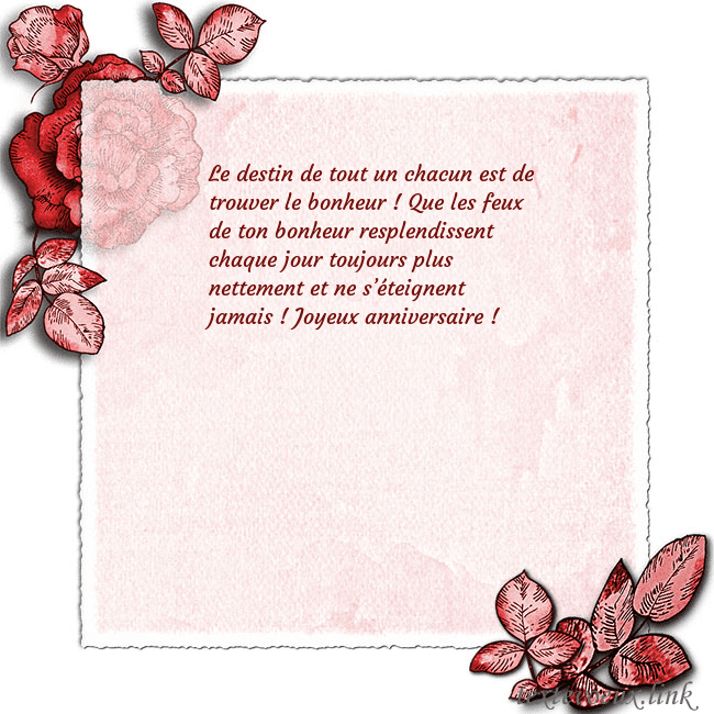 Carte de voeux avec des roses dans les coins